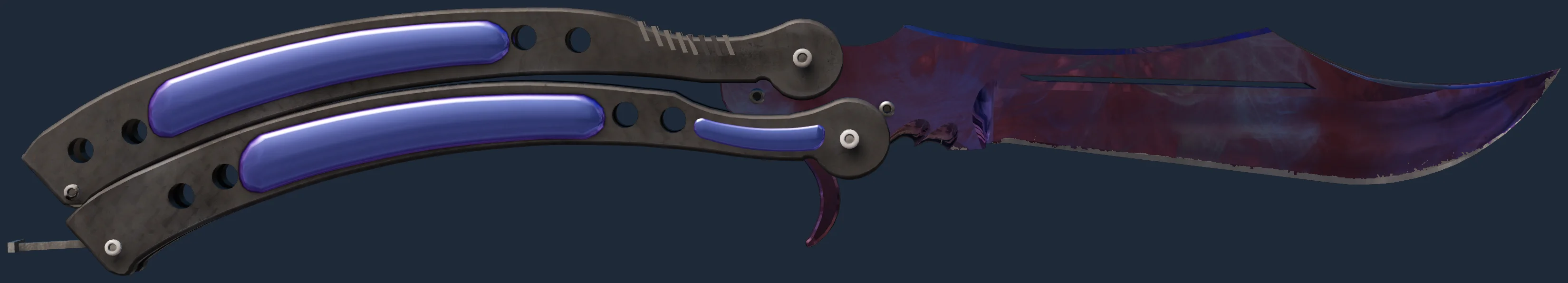 Butterfly Knife Doppler Black Pearl